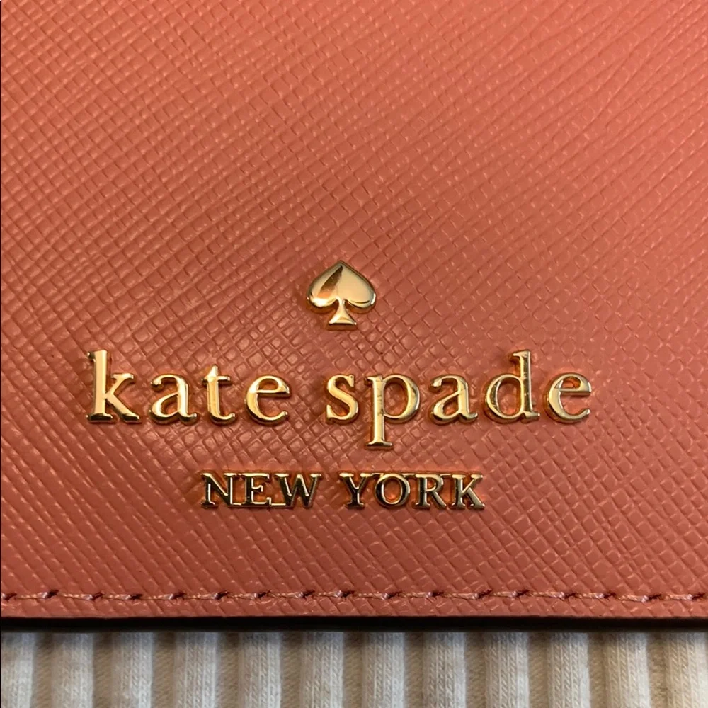 NWT - Kate Spade Madison Small Slim Card Holder in Terracotta Tile - Picture 14 of 16